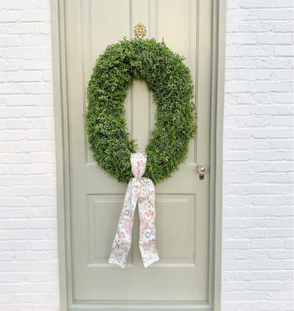 XL Faux Sedum Year-Round Greenery Wreath