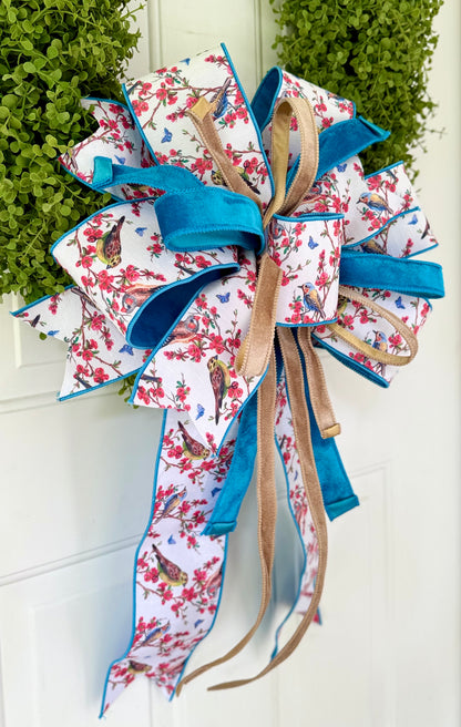 Birdsong Blue Bow