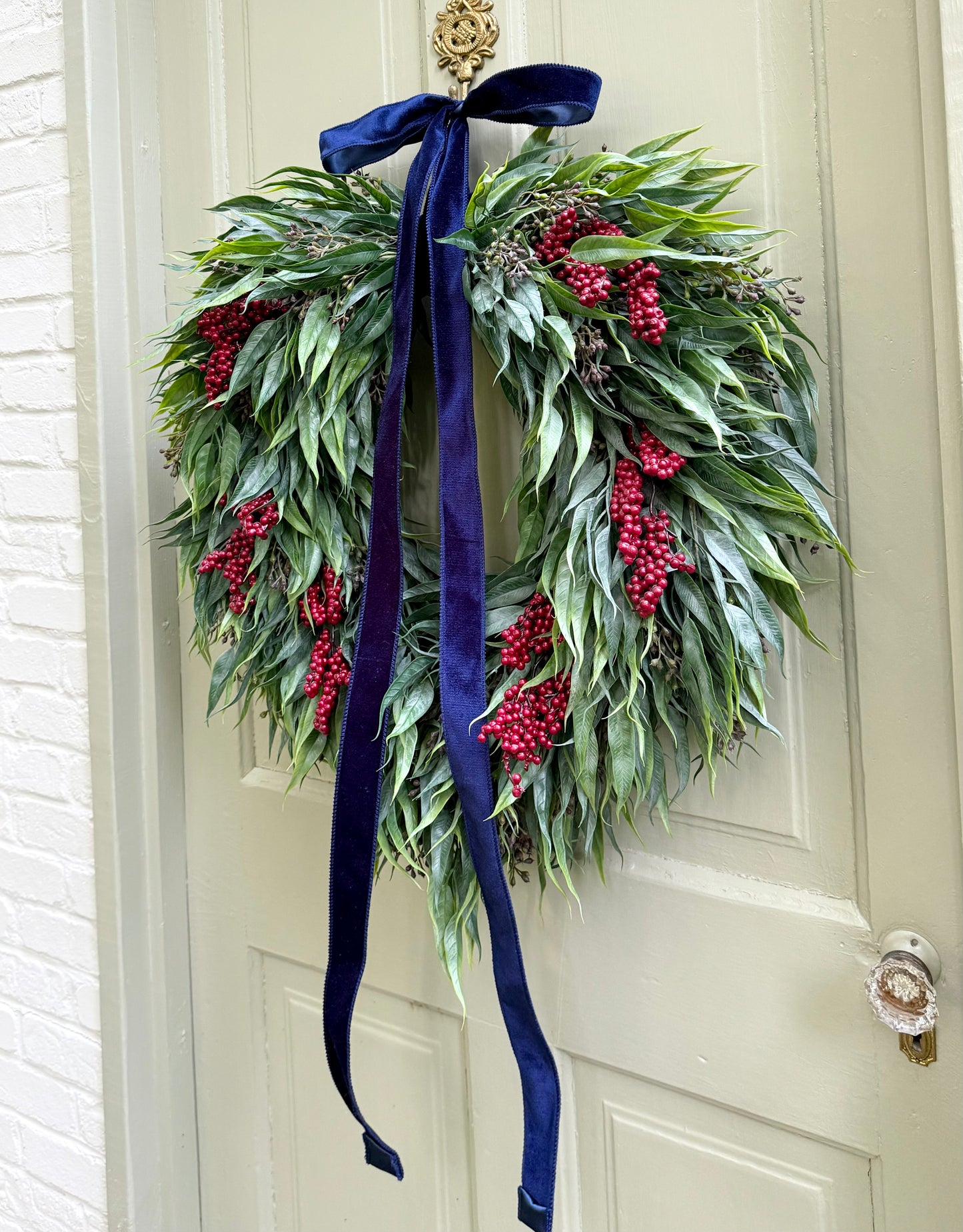 Patriotic Berry & Eucalyptus Wreath