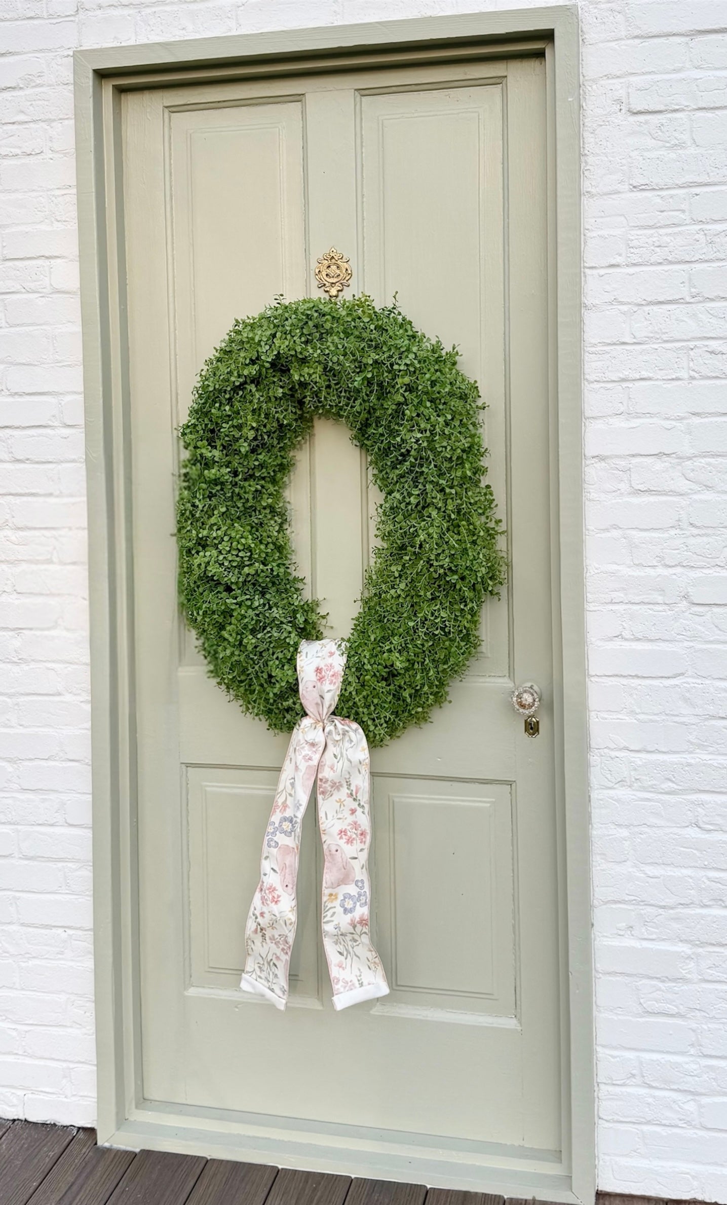 XL Faux Sedum Year-Round Greenery Wreath