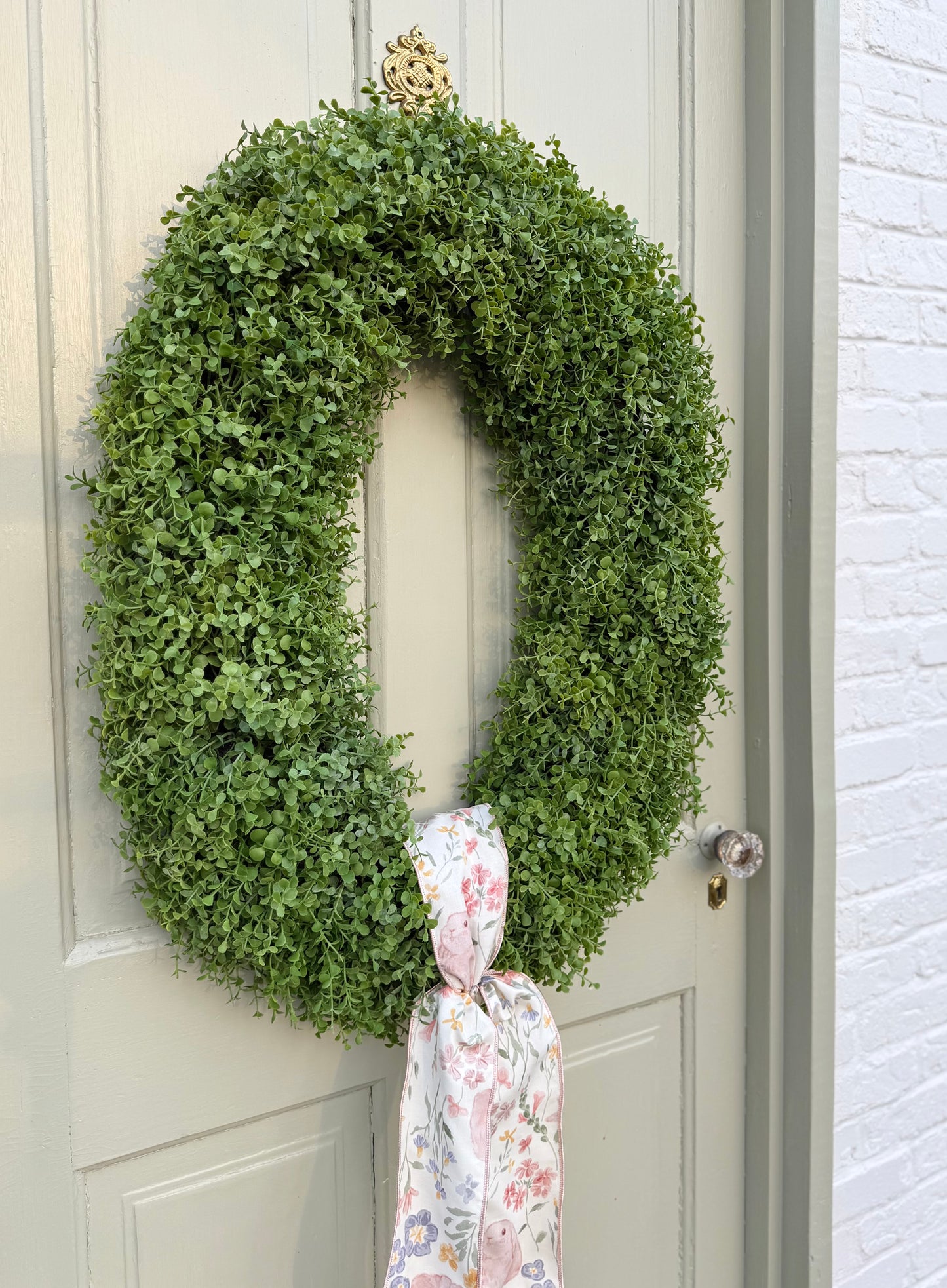 XL Faux Sedum Year-Round Greenery Wreath