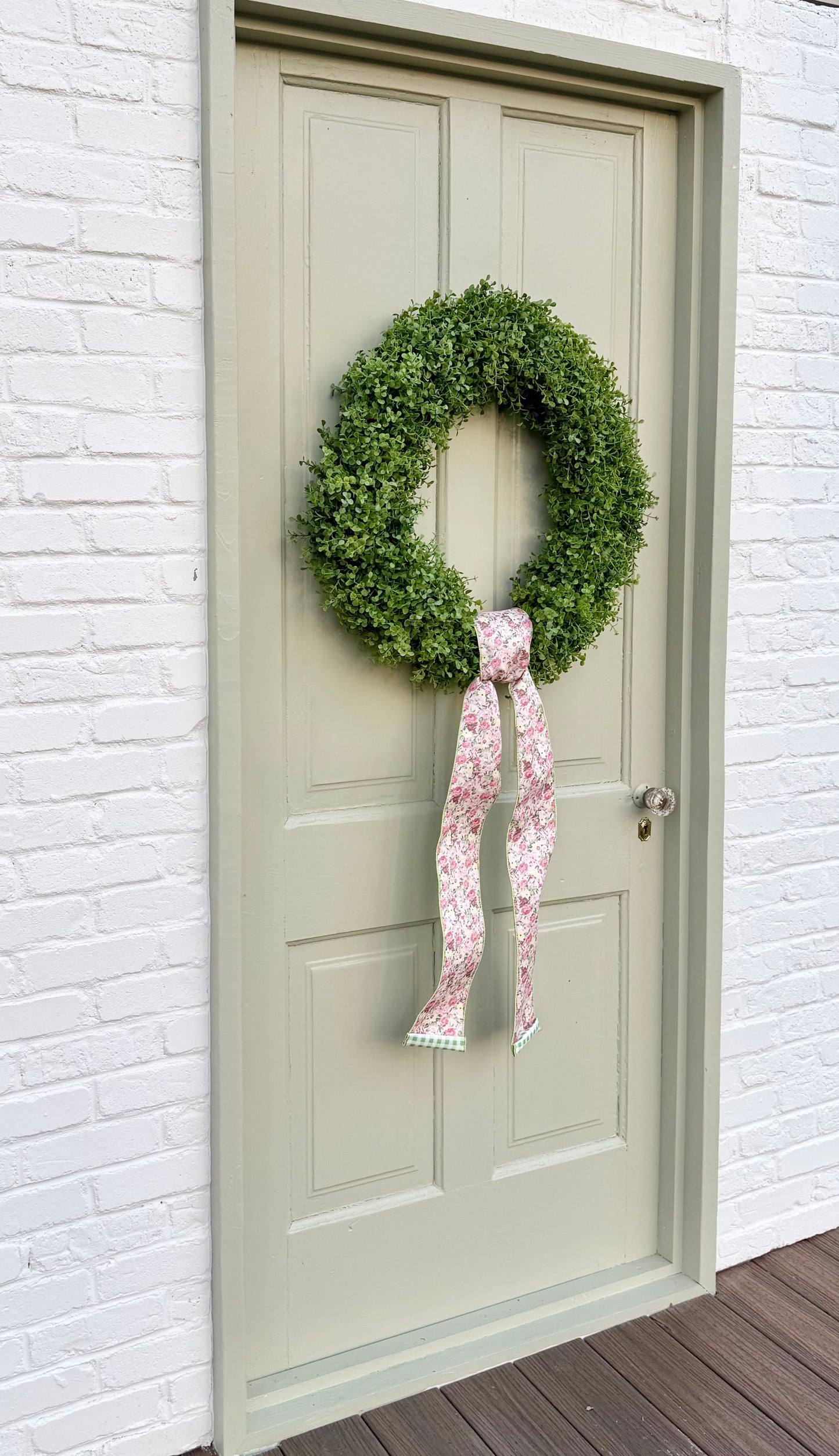 24” Faux Sedum Year-Round Greenery Wreath