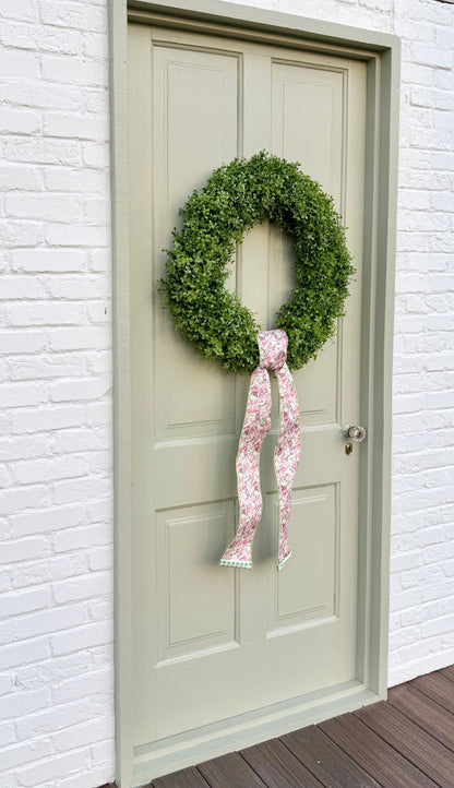 24” Faux Sedum Year-Round Greenery Wreath