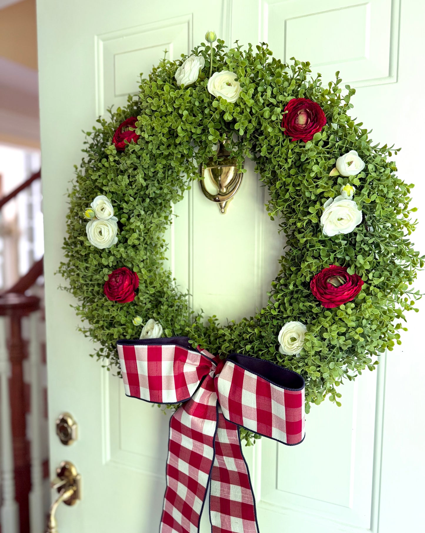 Patriotic Greenery Wreath