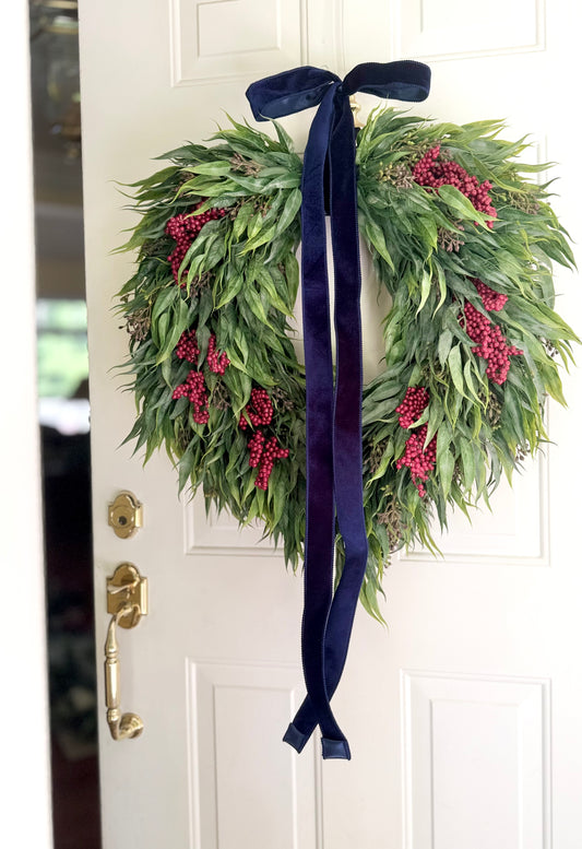 Patriotic Berry & Eucalyptus Wreath