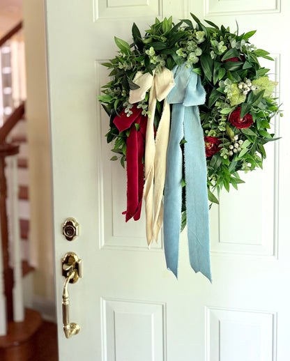 Americana Ribbon Wreath | Small