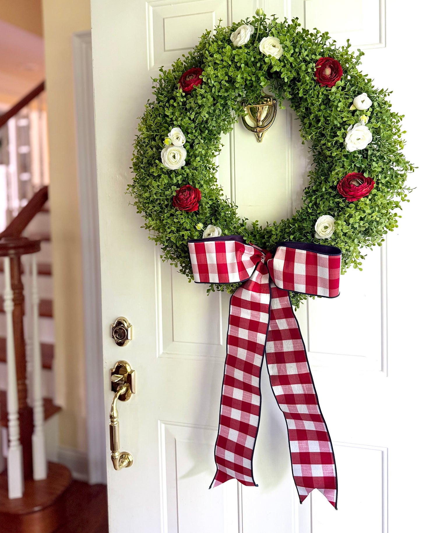 Patriotic Greenery Wreath