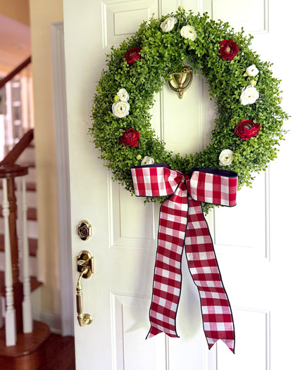 Patriotic Greenery Wreath
