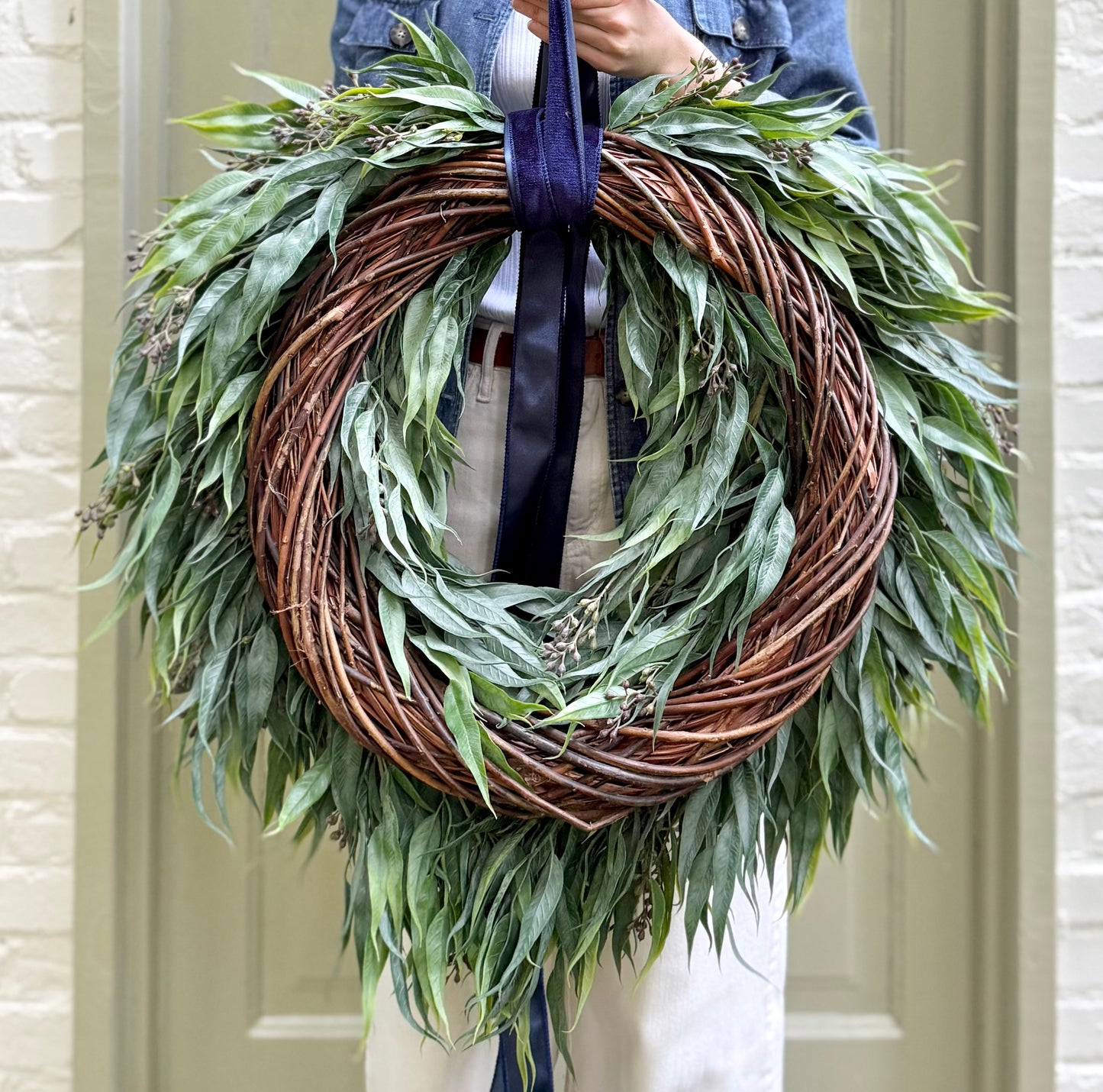 Patriotic Berry & Eucalyptus Wreath