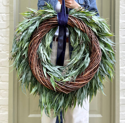 Patriotic Berry & Eucalyptus Wreath