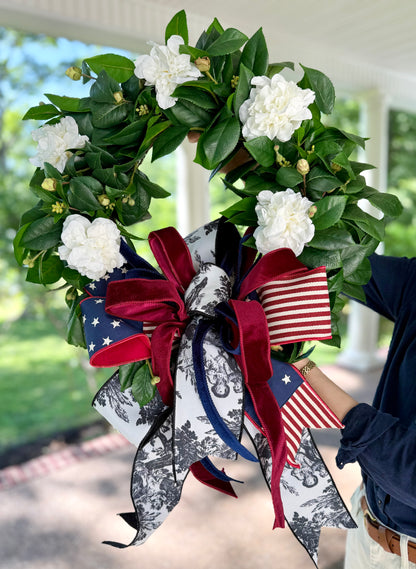 Southern Americana Camellia Wreath