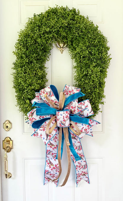 Birdsong Blue Bow