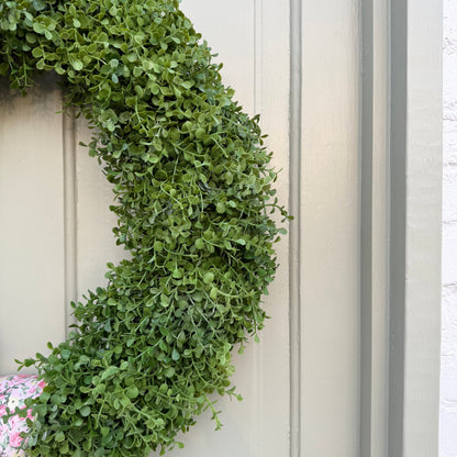 24” Faux Sedum Year-Round Greenery Wreath