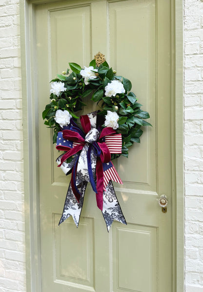 Southern Americana Camellia Wreath