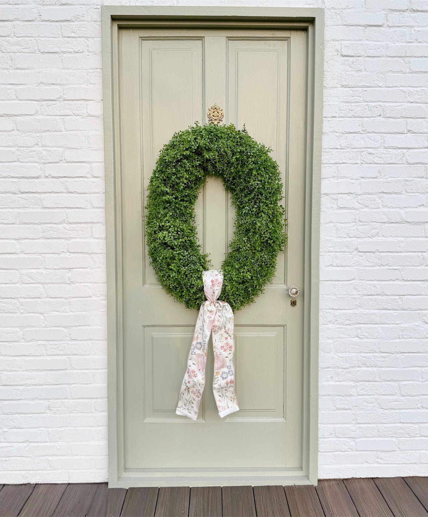 XL Faux Sedum Year-Round Greenery Wreath