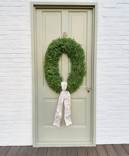 XL Faux Sedum Year-Round Greenery Wreath