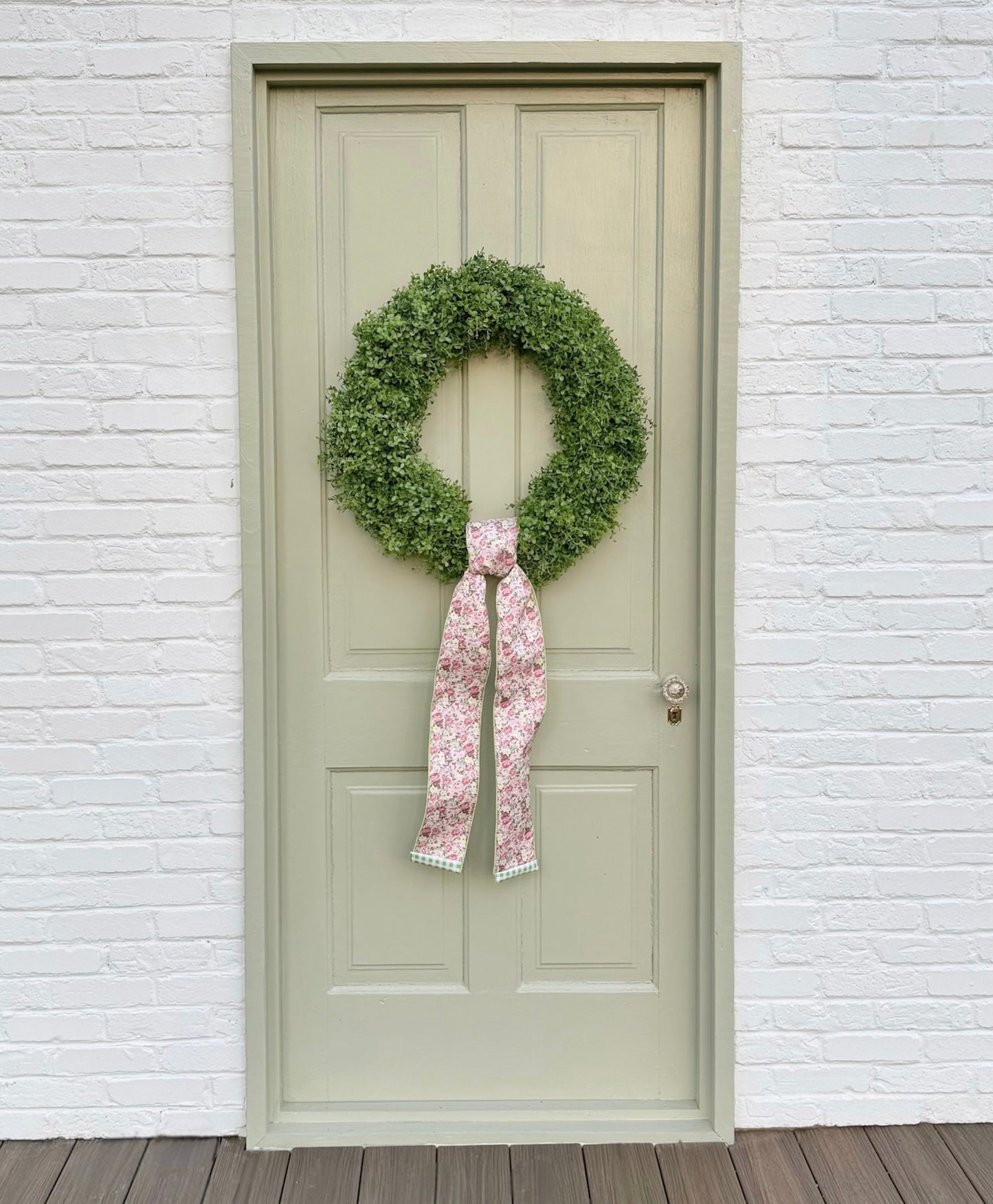 24” Faux Sedum Year-Round Greenery Wreath