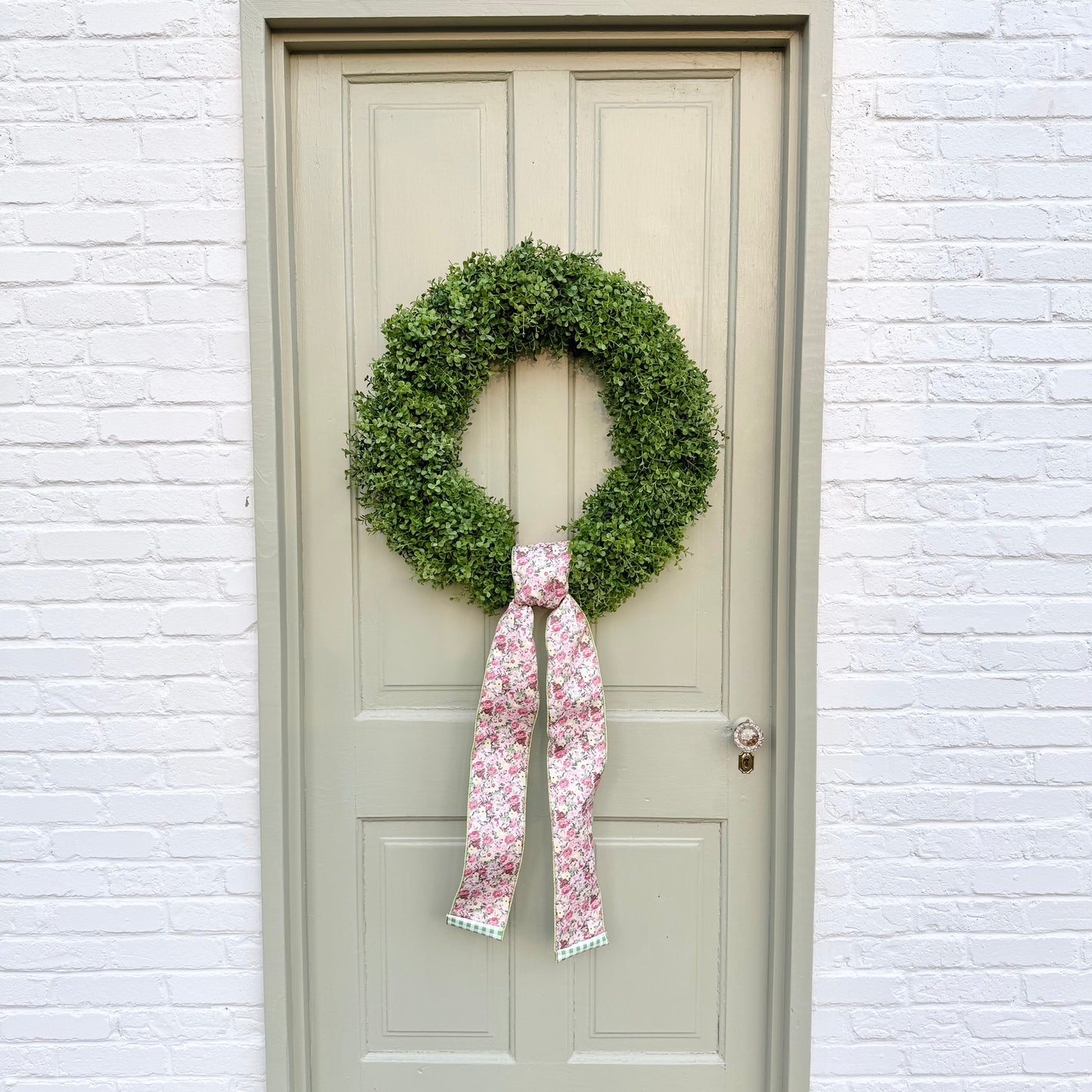 24” Faux Sedum Year-Round Greenery Wreath