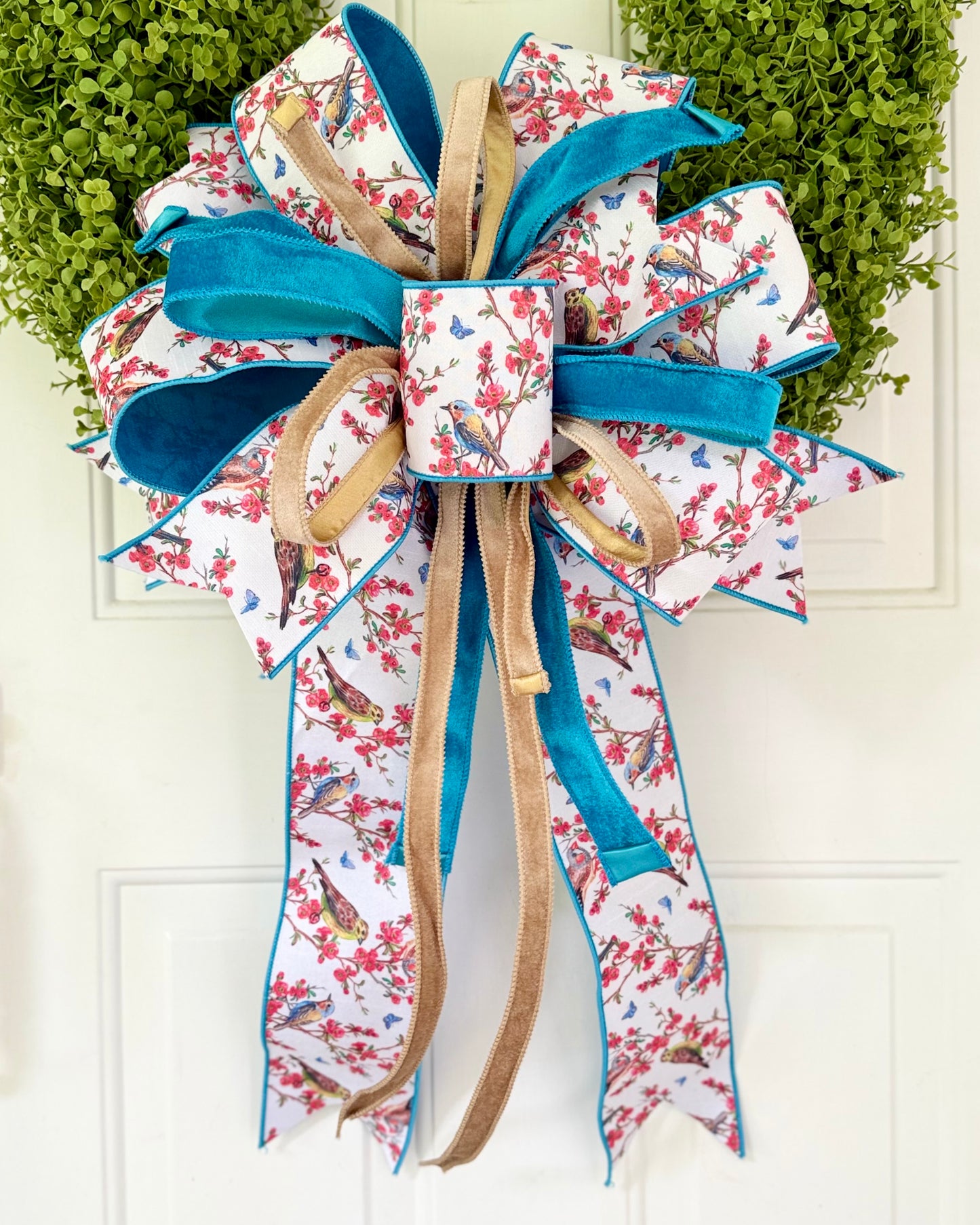 Birdsong Blue Bow