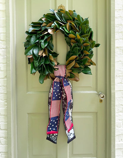 Classic Americana Magnolia Wreath