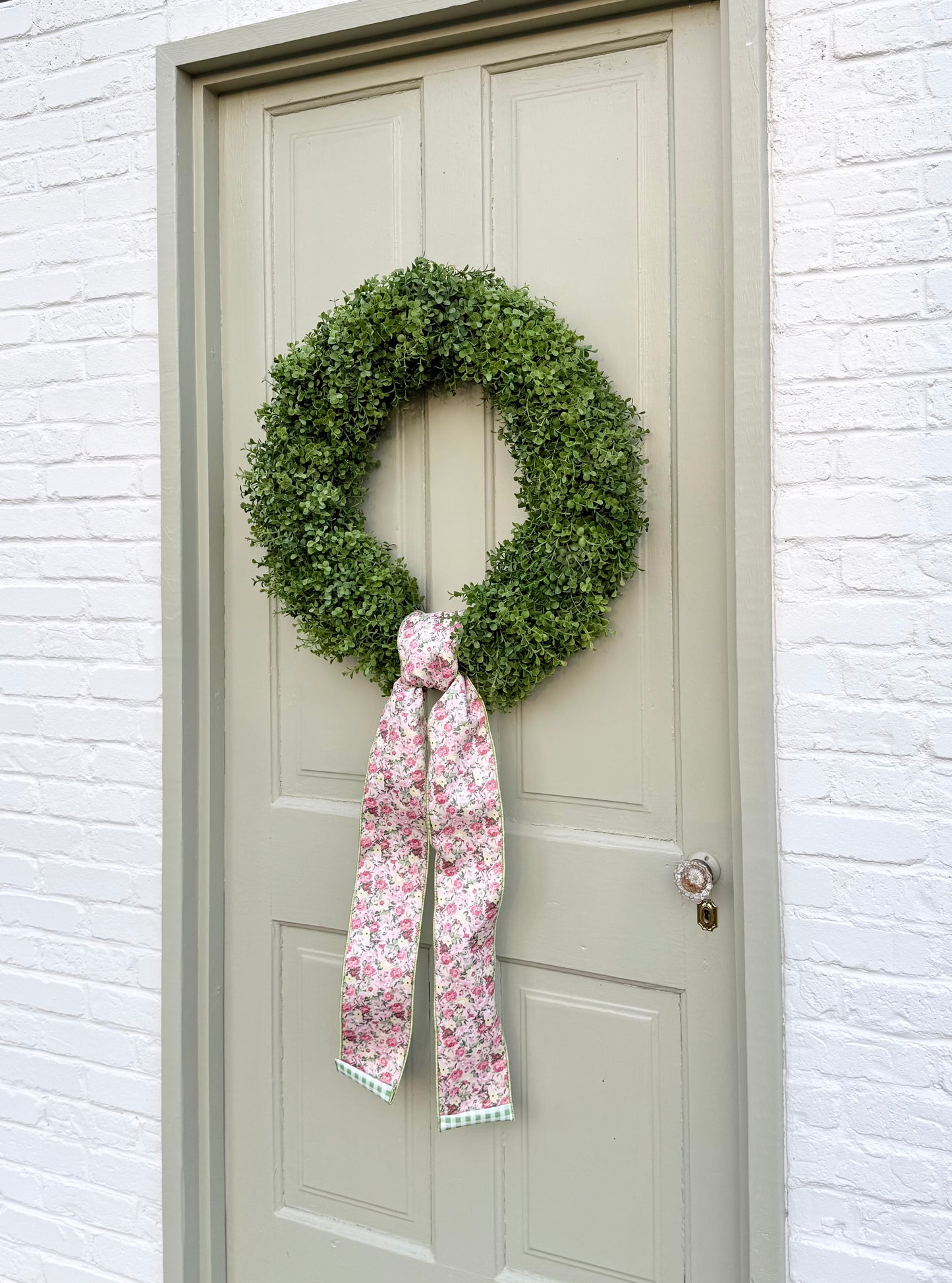 24” Faux Sedum Year-Round Greenery Wreath