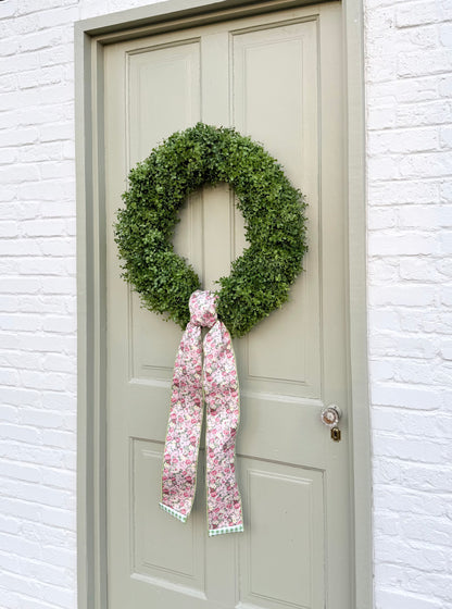 24” Faux Sedum Year-Round Greenery Wreath