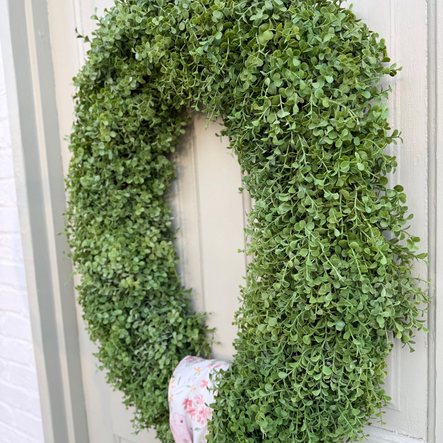 XL Faux Sedum Year-Round Greenery Wreath