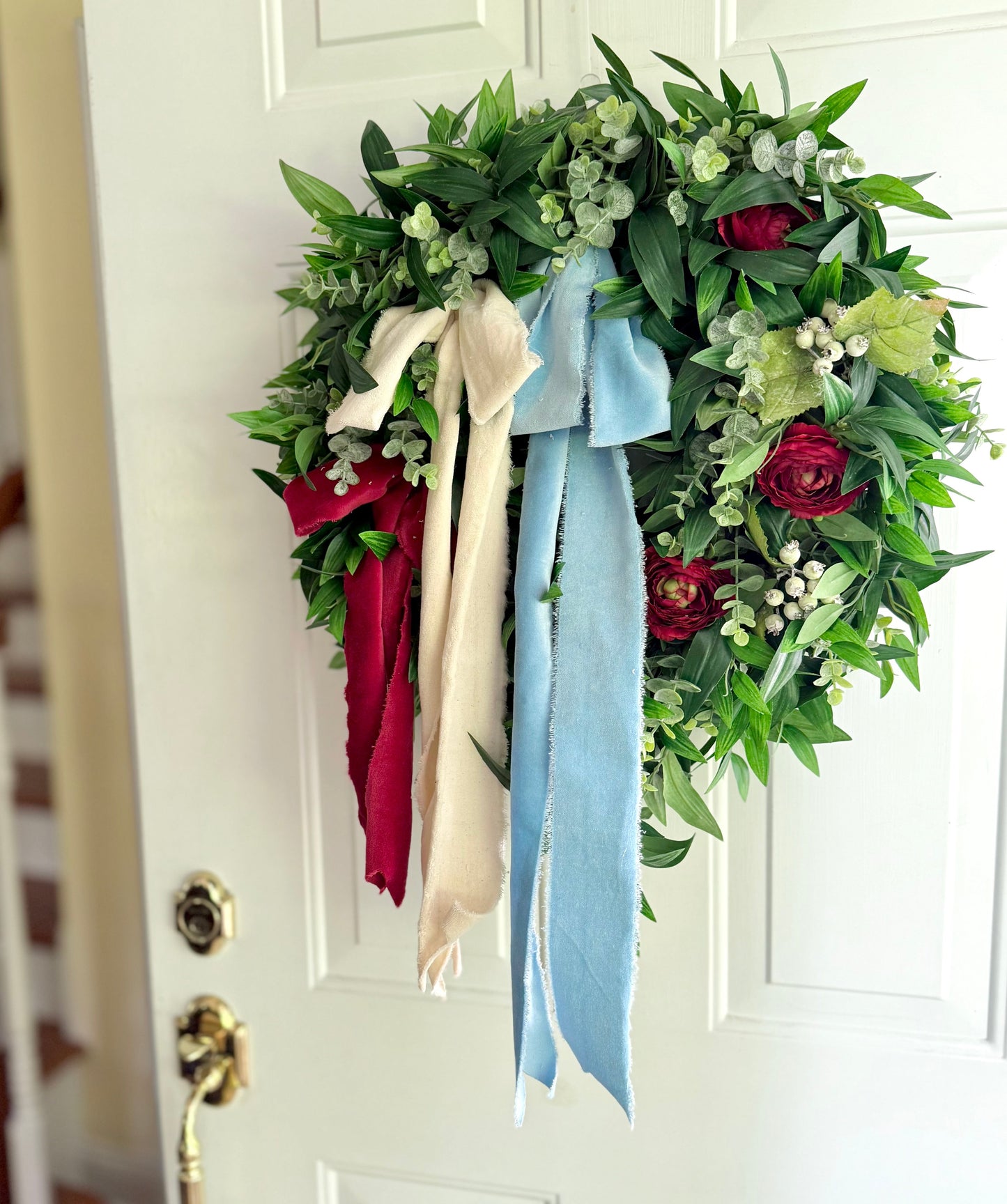 Americana Ribbon Wreath | Small