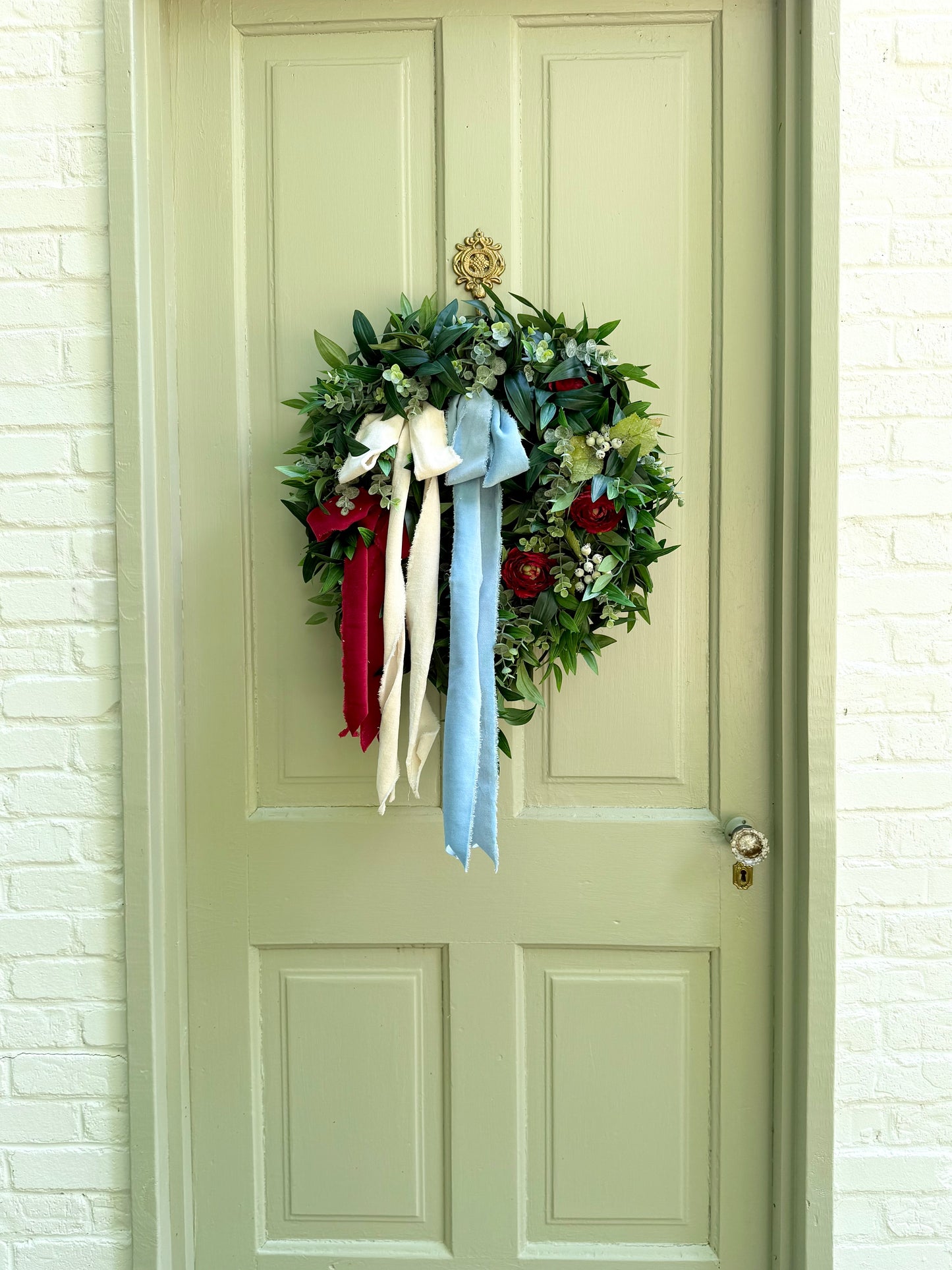 Americana Ribbon Wreath | Small
