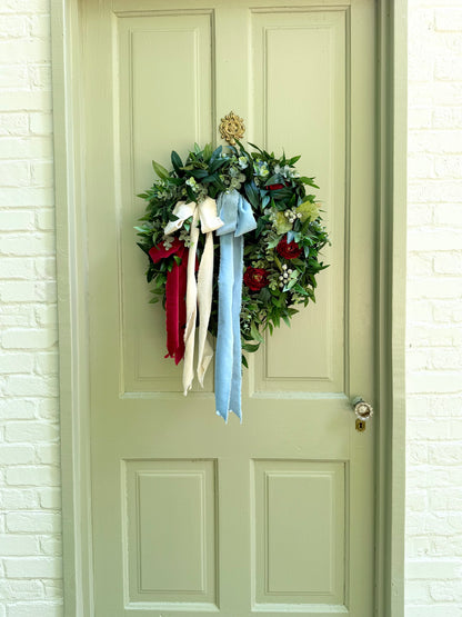 Americana Ribbon Wreath | Small